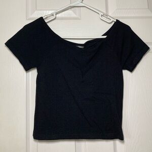 Black Off the Shoulder Top Sz L
